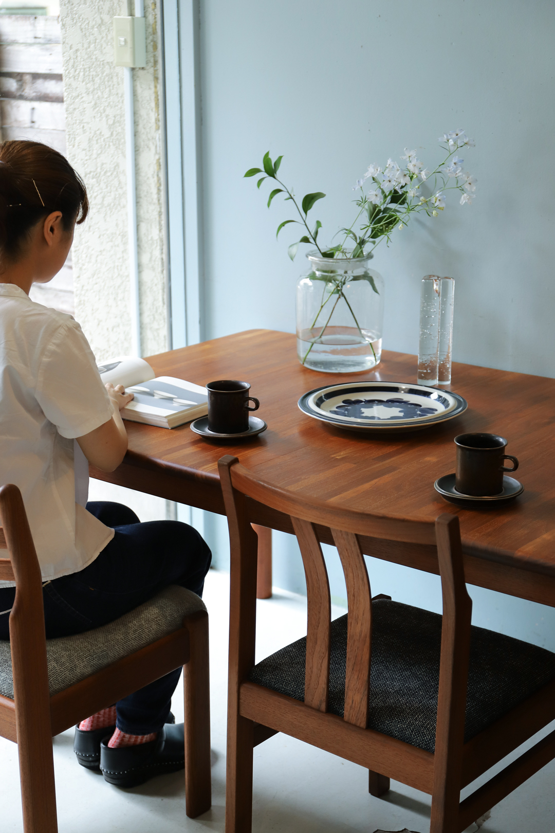 Vintage Teakwood Extension Dining Table/ヴィンテージ エクステンション ダイニングテーブル チーク材 伸長 北欧モダン