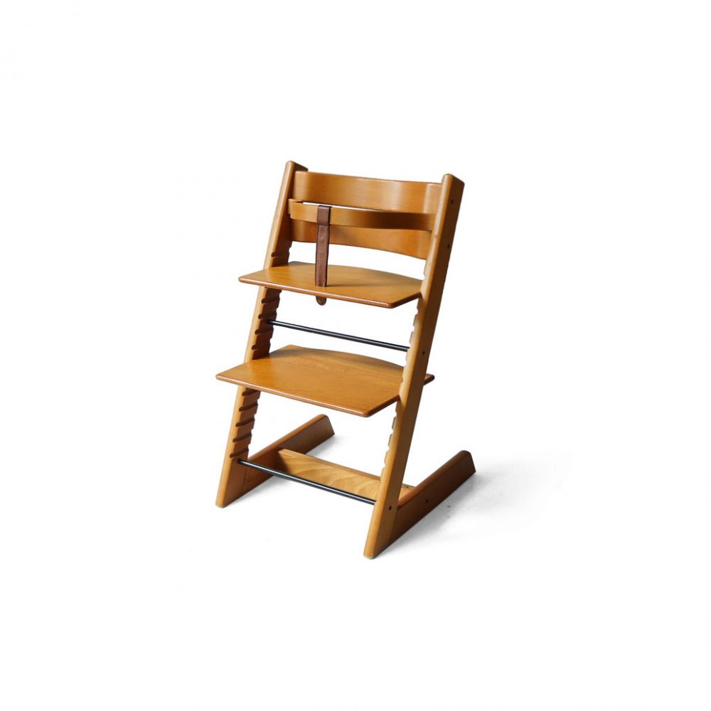 ストッケ トリップトラップ ベビーチェア ハイチェア チェリー 廃盤色 旧型 ベビーガード 北欧デザイン/STOKKE TRIPP TRAPP  Baby Chair Cherry | FURUICHI/古一