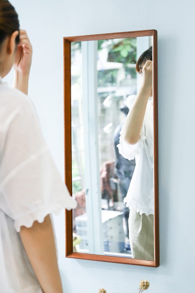 【北欧】【Scandia】鏡【デンマーク】 Danish teak mirror - Etsy 日本