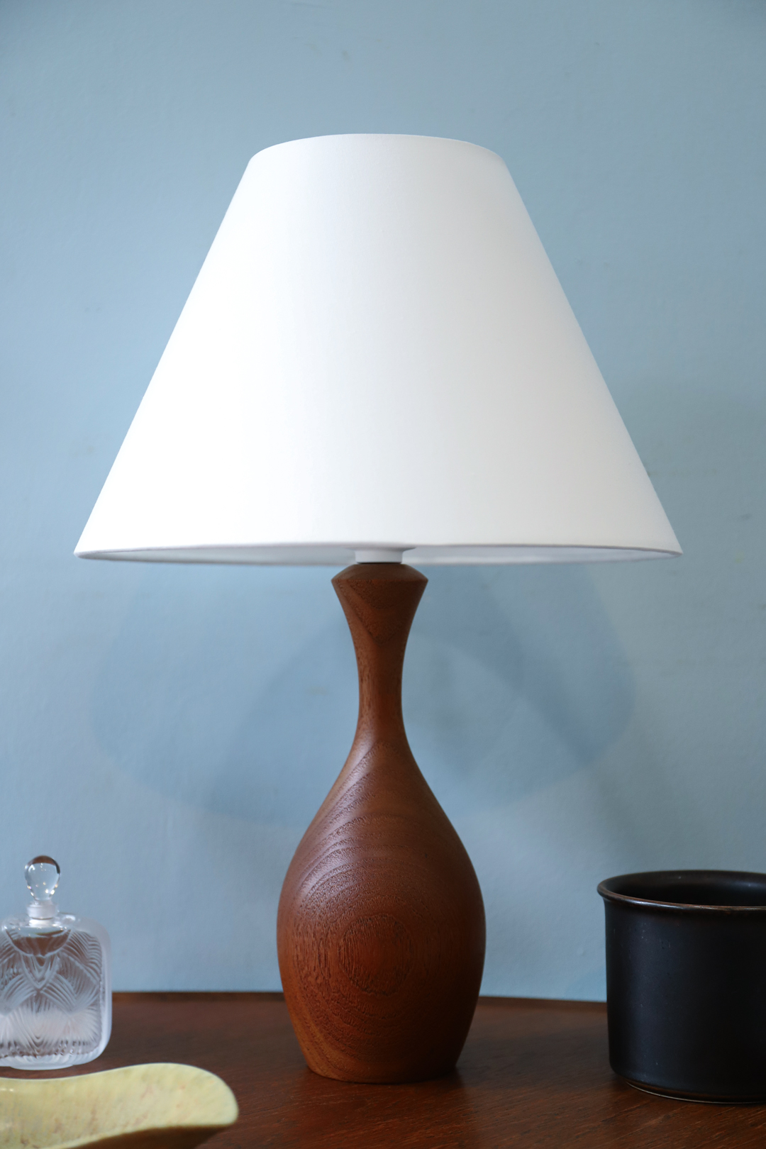 Danish Vintage Teakwood Table Lamp/デンマーク ヴィンテージ テーブルランプ チーク材 照明 北欧インテリア