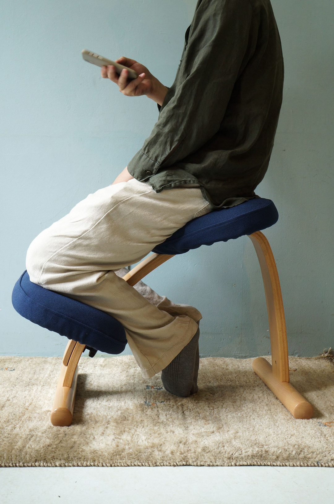 Rybo Balance Easy Chair Norway/リボ バランスチェア イージー ネイビー ノルウェー デザイン 椅子 北欧家具