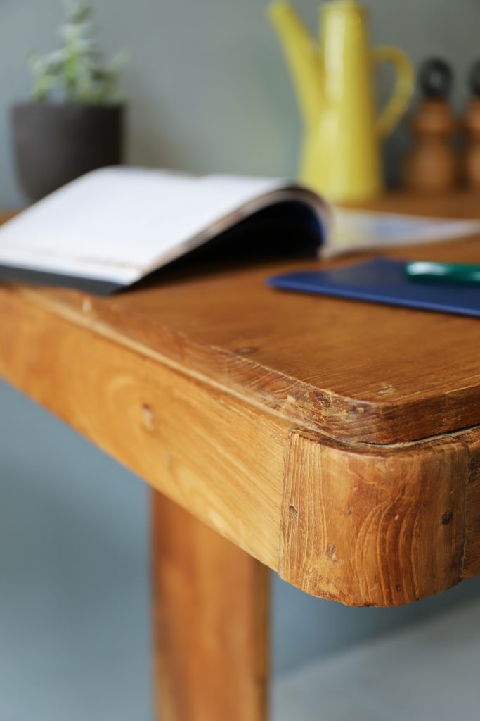 ヴィンテージ ワークテーブル オールドチーク材 デスク 作業台 シャビーシック/Old Teakwood Work Table Vintage |  FURUICHI/古一