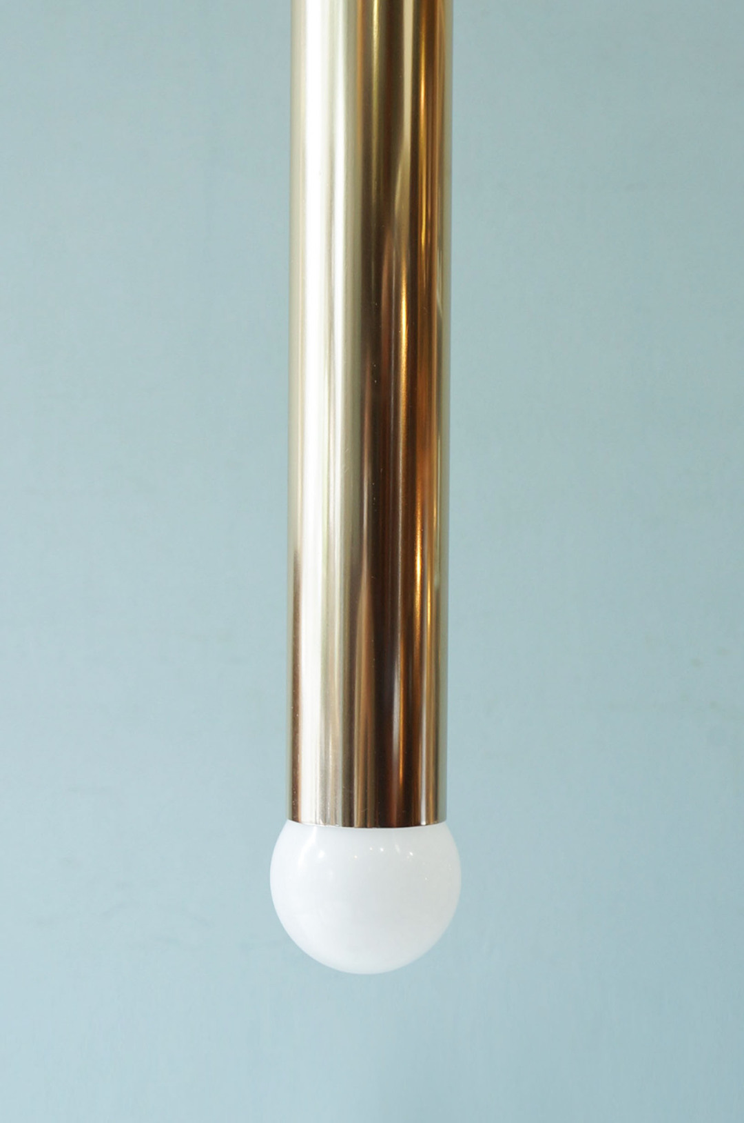 Japanese Vintage Gold Cylinder Pendant Light/ヴィンテージ ゴールド シリンダー ペンダントライト レトロ ミッドセンチュリー 照明 2