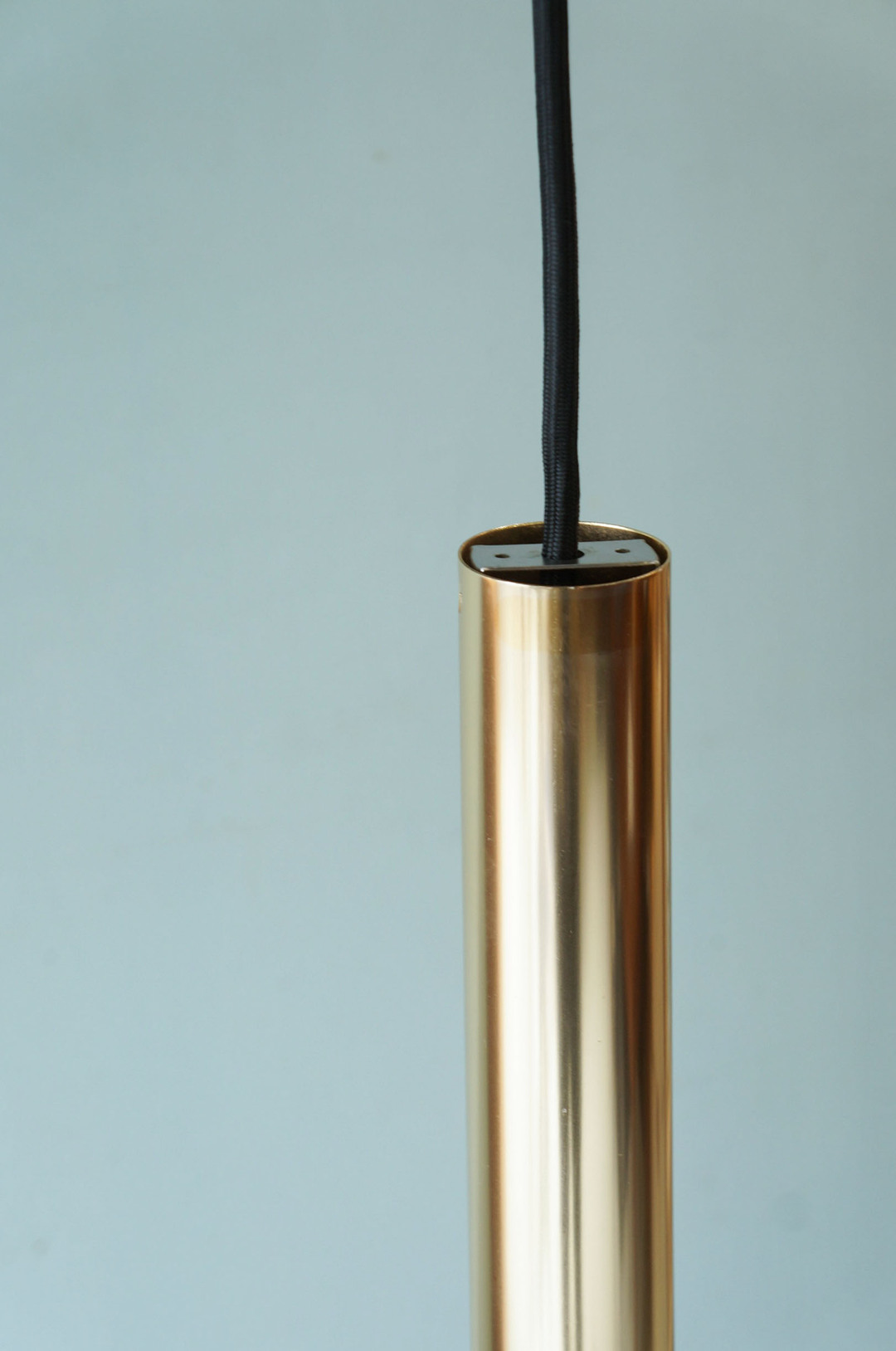 Japanese Vintage Gold Cylinder Pendant Light/ヴィンテージ ゴールド シリンダー ペンダントライト レトロ ミッドセンチュリー 照明 2
