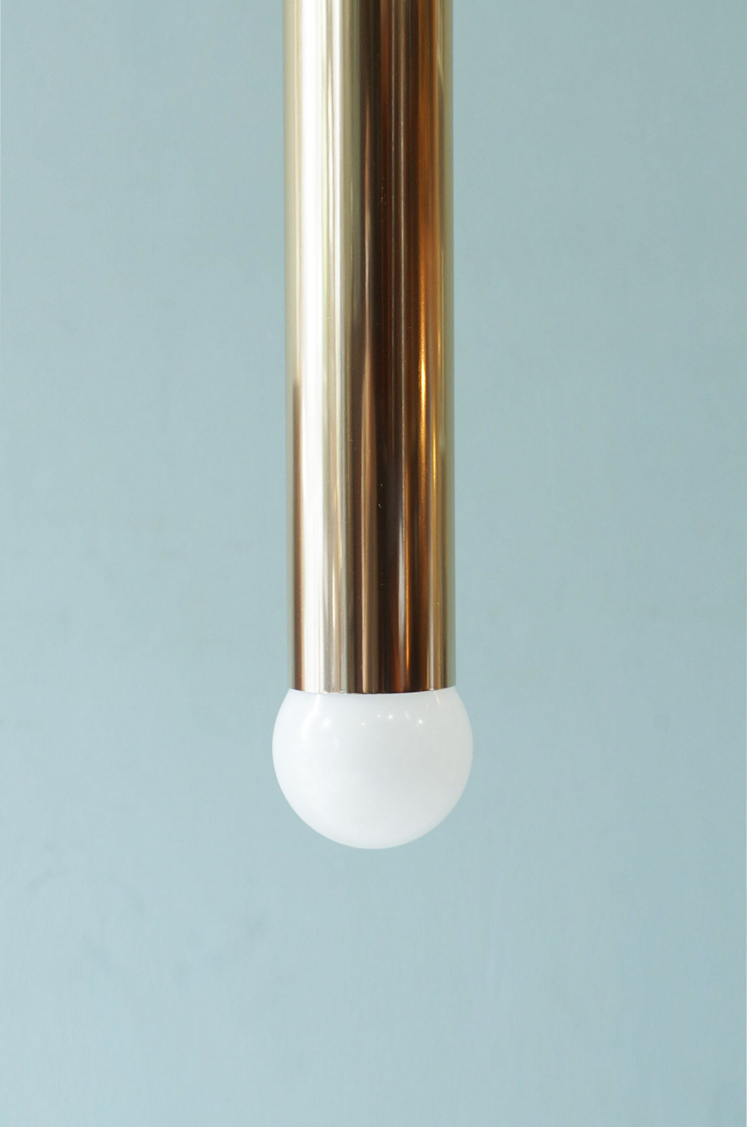 Japanese Vintage Gold Cylinder Pendant Light/ヴィンテージ ゴールド シリンダー ペンダントライト レトロ ミッドセンチュリー 照明 3