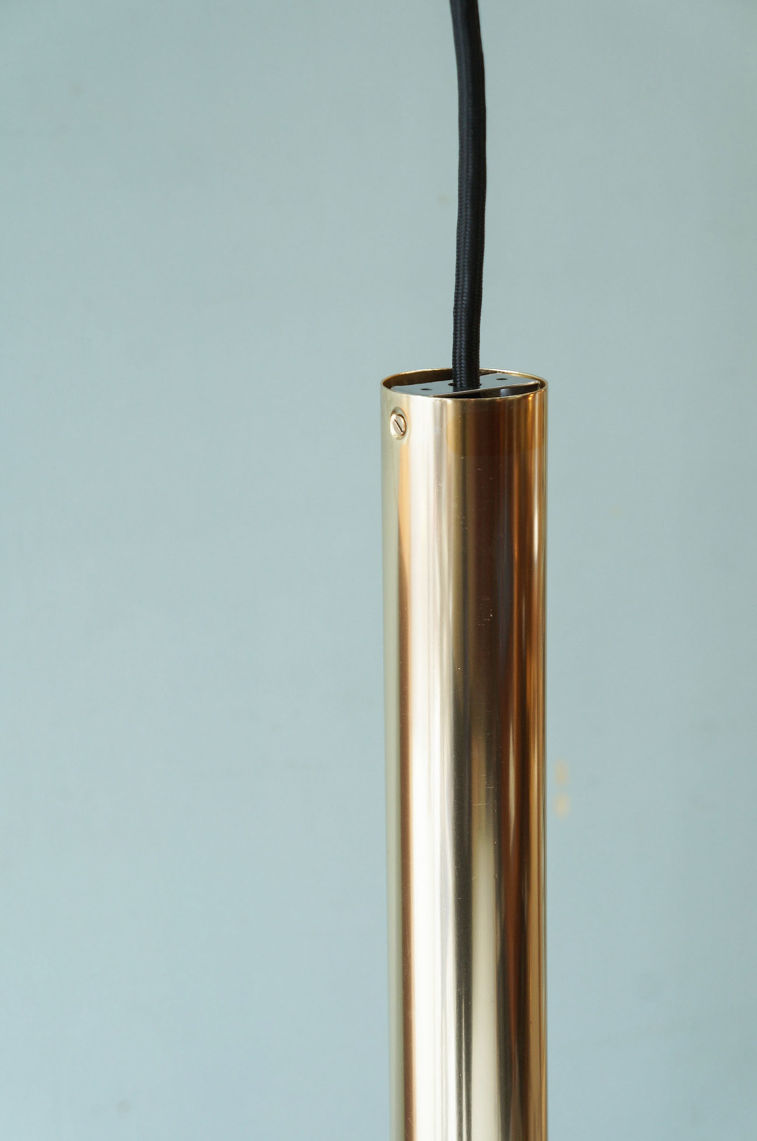 Japanese Vintage Gold Cylinder Pendant Light/ヴィンテージ ゴールド シリンダー ペンダントライト レトロ ミッドセンチュリー 照明 4
