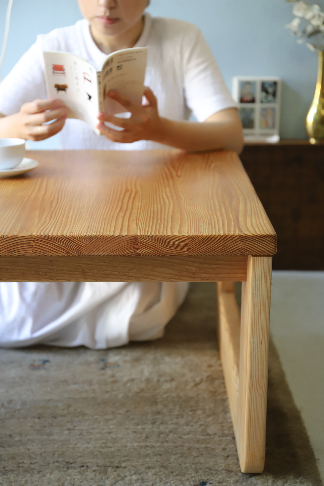 イノベーター ローテーブル 座卓 パイン材 スウェーデン 北欧デザイン