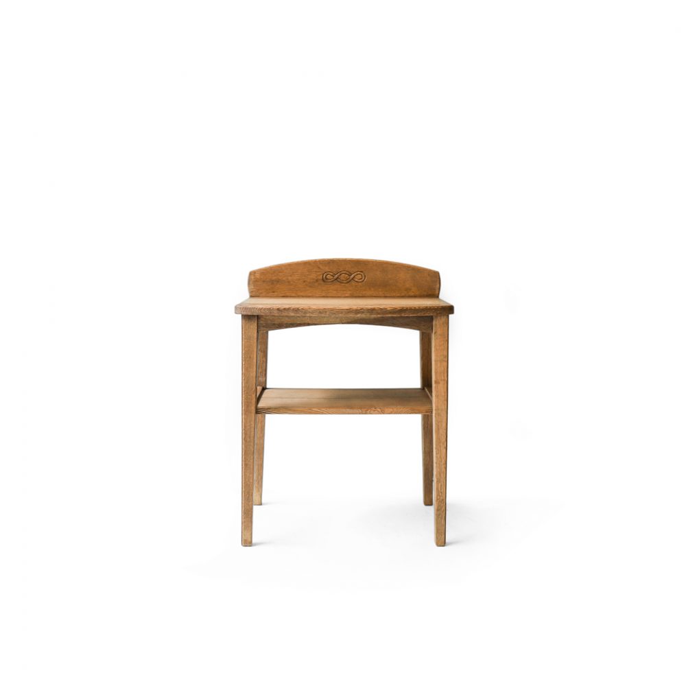 Antique Oakwood Console Side Table/アンティーク コンソール サイドテーブル 飾り台 オーク材