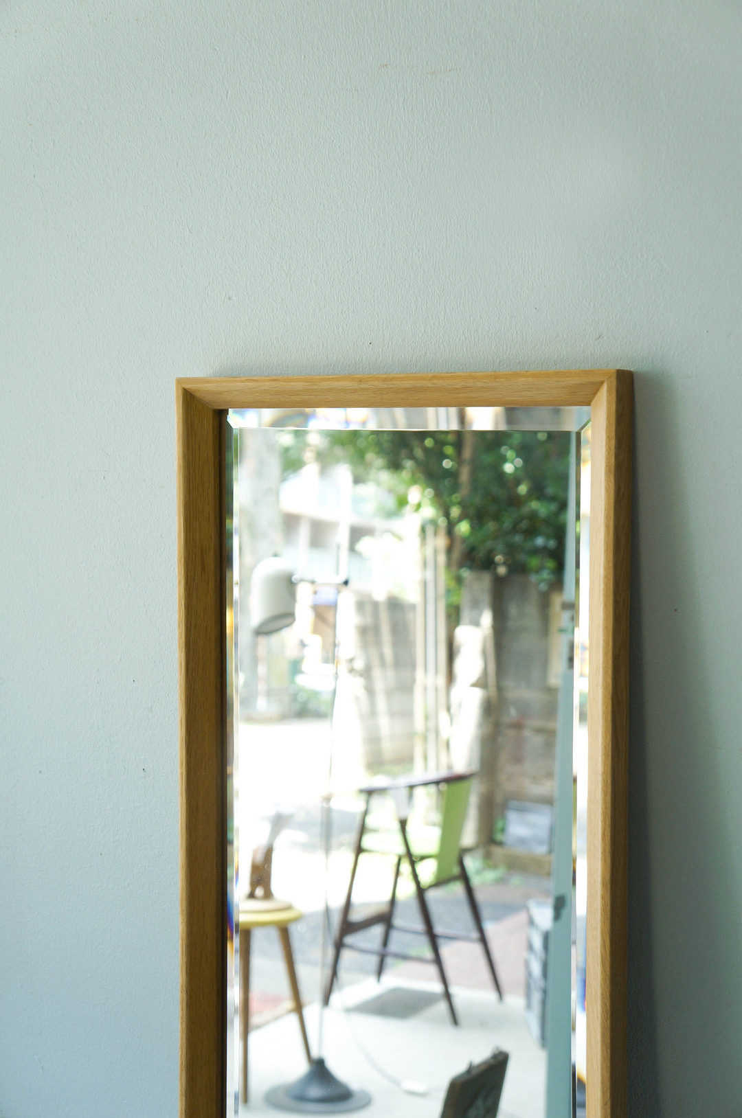 Oakwood Wall Mirror/ウォールミラー 壁掛け 鏡 姿見 オーク材 ナチュラル シンプル インテリア