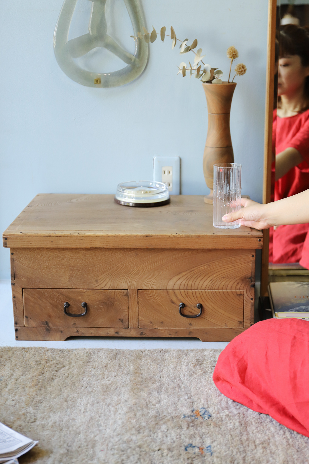 Japanese Antique Box Table/箱膳 お膳 テーブル ちゃぶ台 収納 アンティーク 古道具 和家具