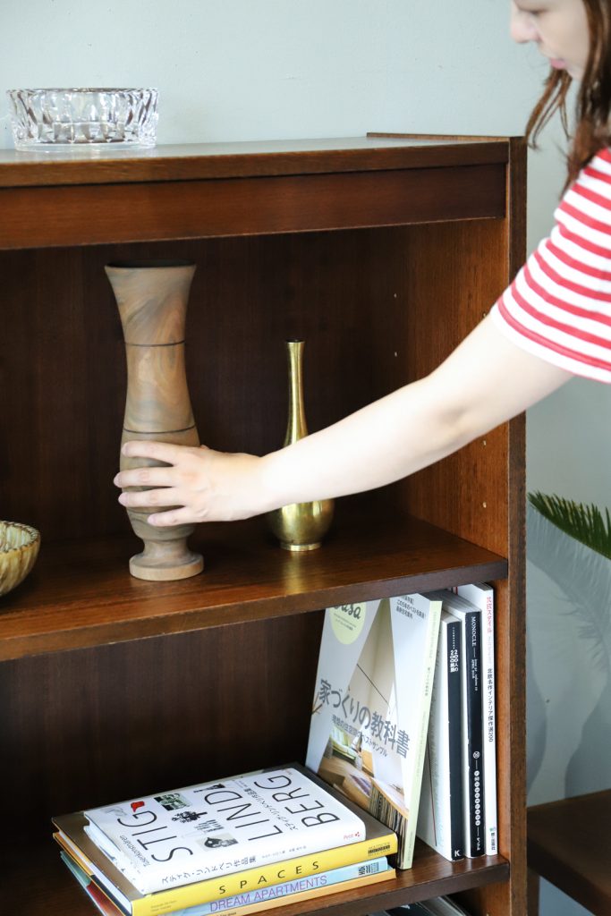 マホガニー材 ブックケース 本棚 シェルフ 収納家具 モダン/Mahogany