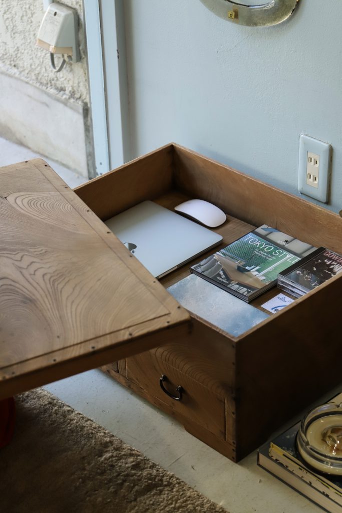 箱膳 お膳 テーブル ちゃぶ台 収納 アンティーク 古道具 和家具/Japanese Antique Box Table | FURUICHI/古一