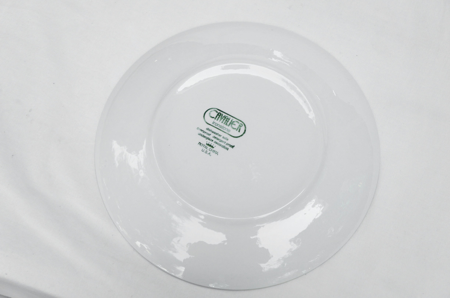 US Vintage Royal China Damsel Dinner Plate/アメリカ ヴィンテージ ロイヤルチャイナ ダムセル ディナープレート 食器 レトロ 3
