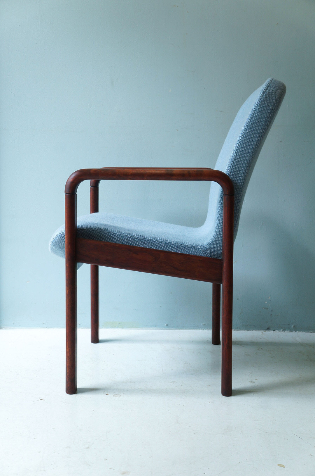 Danish Vintage Dyrlund Arm Chair/デンマーク ヴィンテージ デューロン アームチェア 北欧家具 ライトブルー