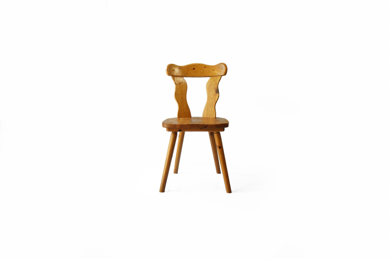 パイン材 ダイニングチェア カントリースタイル 椅子 ナチュラル/Pinewood Dining Chair Country Style