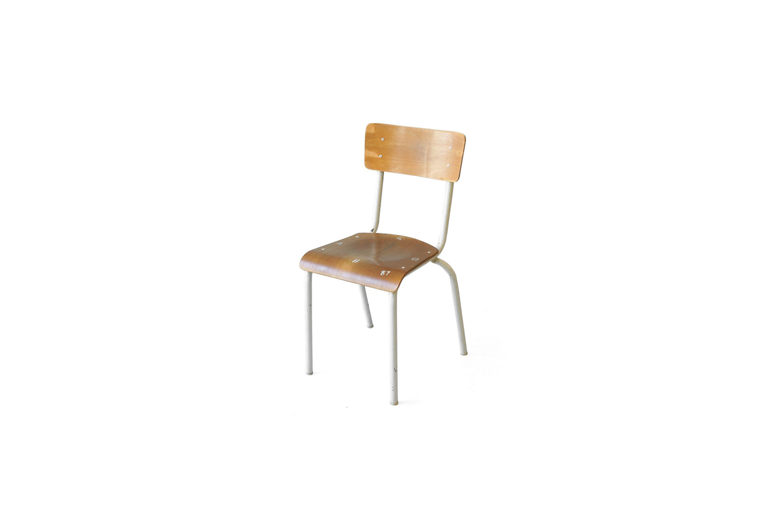 【値下げ】ヴィンテージ 学校の椅子 レトロ スクールチェアー