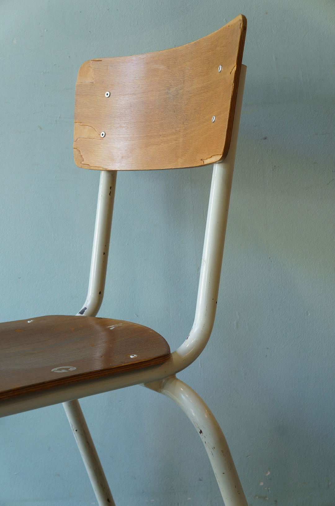 France Vintage School Chair/フランス ヴィンテージ スクールチェア 学校椅子 レトロ シャビーシック インテリア