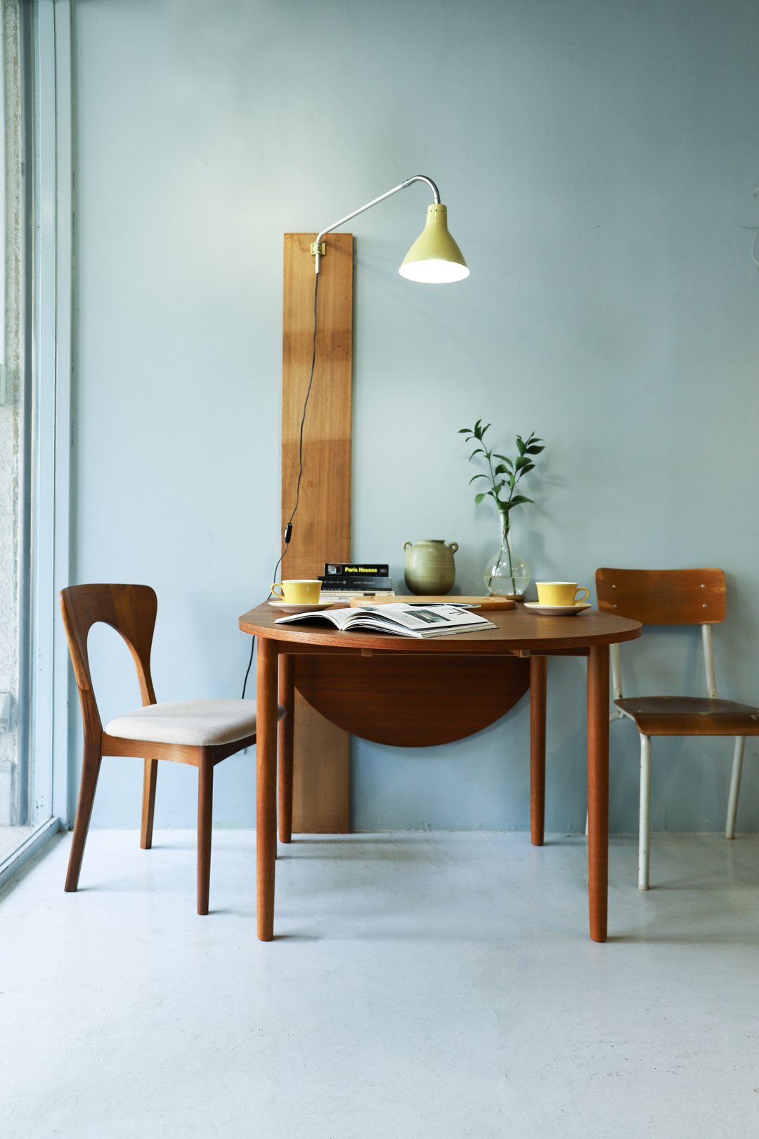 Danish Vintage Extension Dining Table/デンマーク ヴィンテージ エクステンション ダイニングテーブル チーク材 北欧モダン