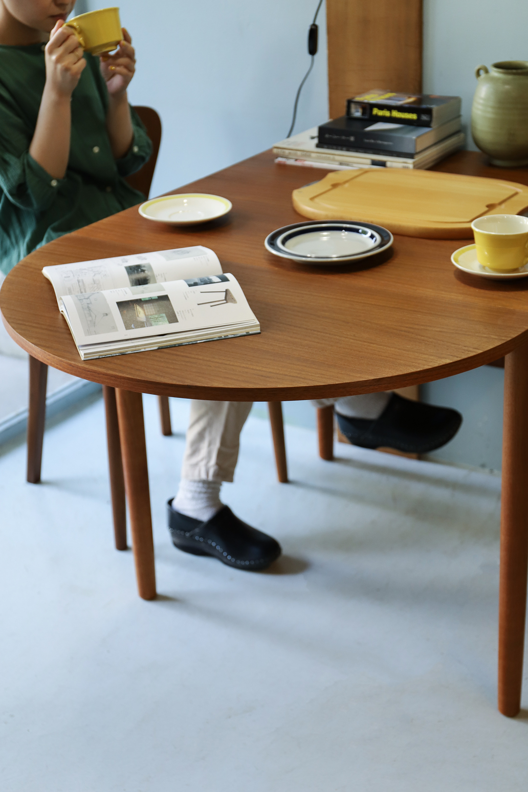 Danish Vintage Extension Dining Table/デンマーク ヴィンテージ エクステンション ダイニングテーブル チーク材 北欧モダン
