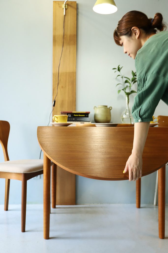 デンマーク ヴィンテージ エクステンション ダイニングテーブル チーク材 北欧モダン/Danish Vintage Extension Dining  Table | FURUICHI/古一