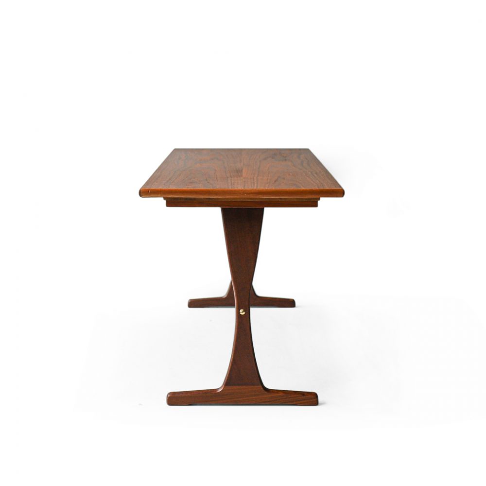 Scandinavian Vintage Trestle Side Table/北欧ヴィンテージ サイドテーブル ローテーブル チーク材 ミッドセンチュリーモダン