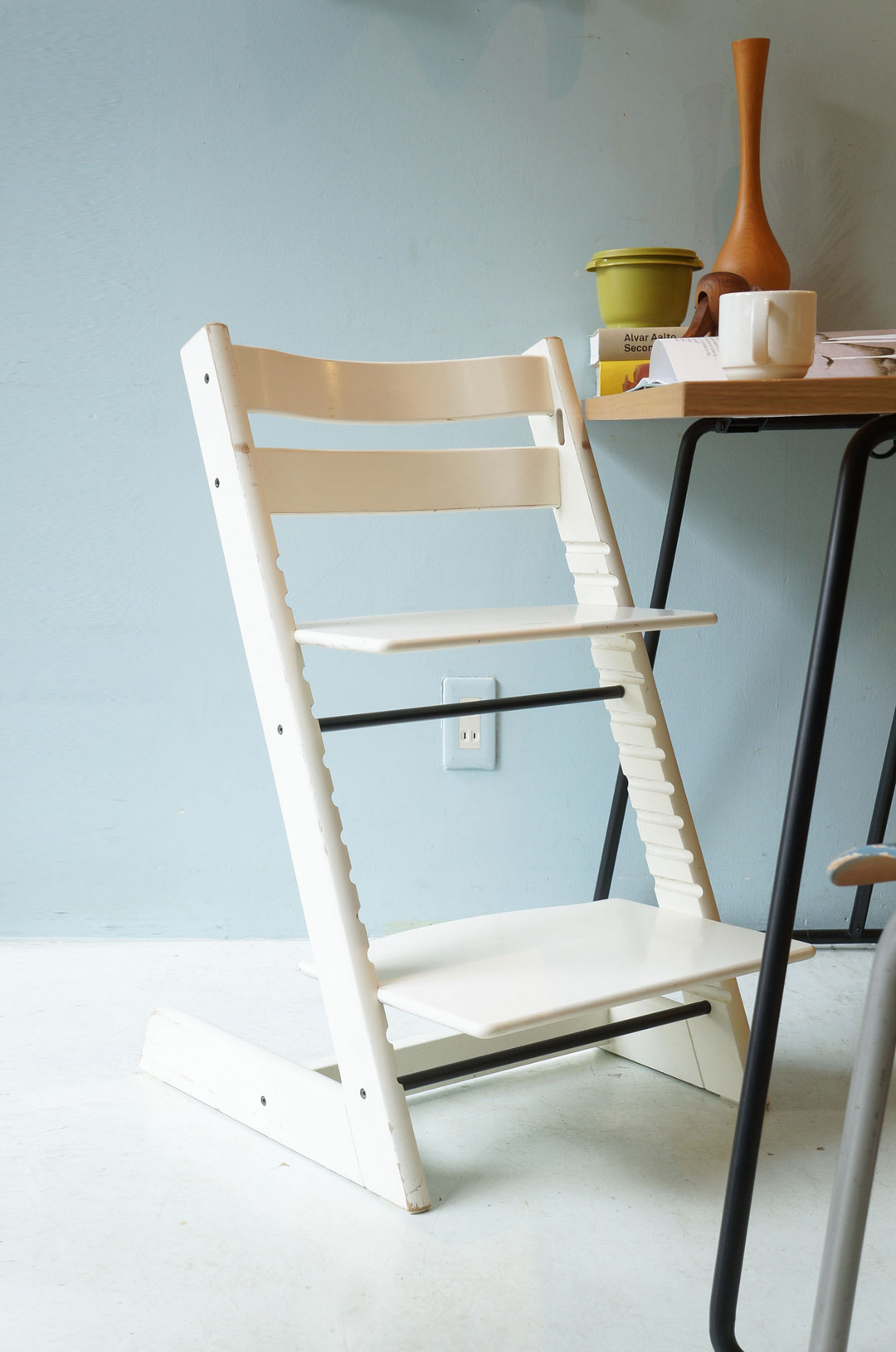 STOKKE TRIPP TRAPP Baby Chair White/ストッケ トリップトラップ ベビーチェア ハイチェア ホワイト 北欧デザイン