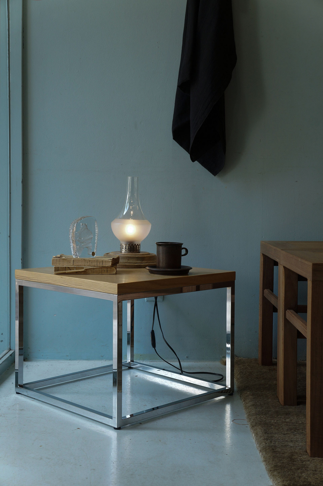 SOGOKAGU × ichimiri-design Low Table “GEOMETRY”/相合家具製作所×イチミリデザイン ローテーブル ジオメトリ・カク ホワイトアッシュ シンプルモダン