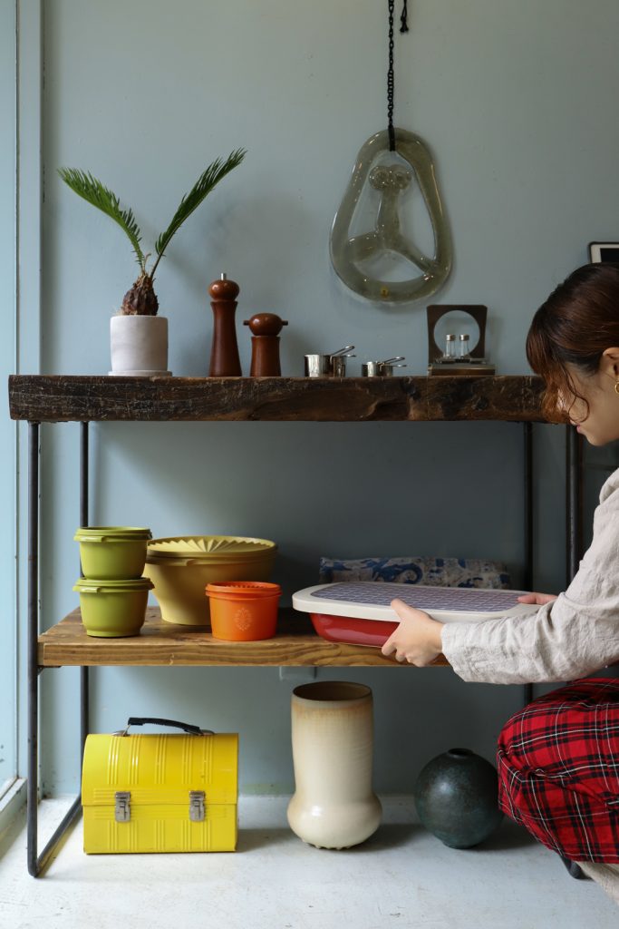 ヴィンテージ 一枚板 カウンターテーブル デスク 作業台