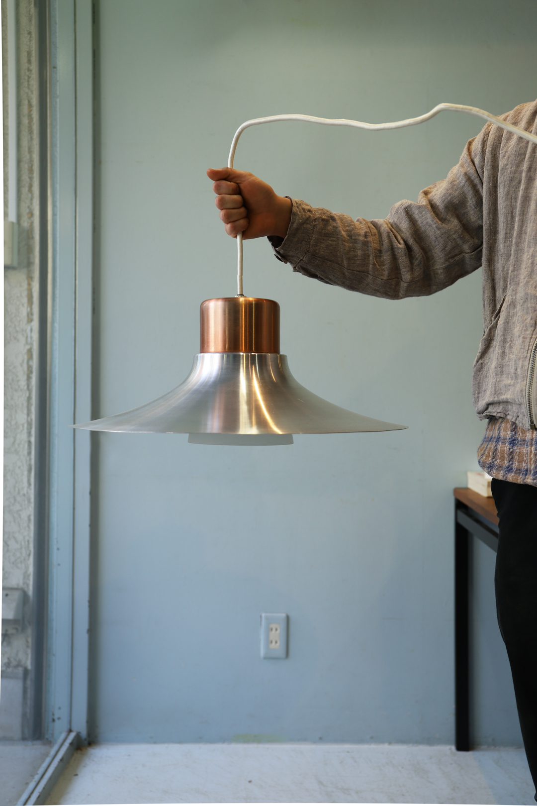 Japanese Vintage Mid century design Pendant Light/ミッドセンチュリーデザイン ペンダントライト アルミシェード ボール レトロ ヴィンテージ 照明