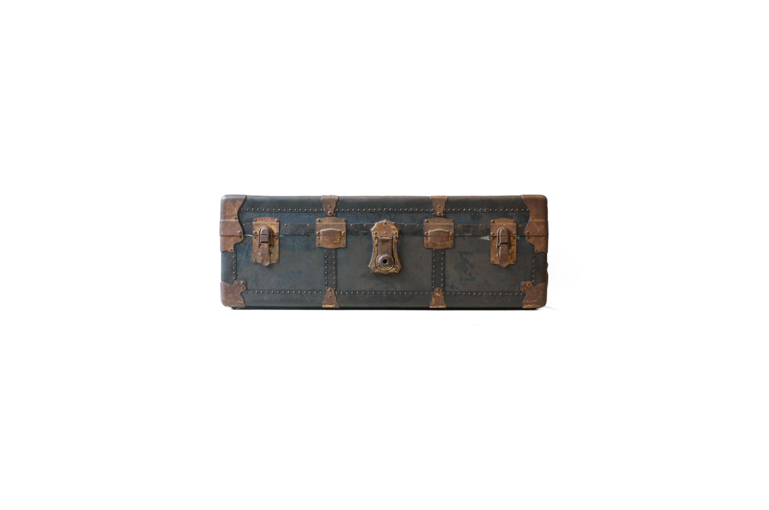 アメリカ アンティーク スチーマートランク スーツケース ディスプレイ チェスト ボックス 収納/US Antique Steamer Trunk  SS TRUNK AND BAG COMPANY FURUICHI/古一