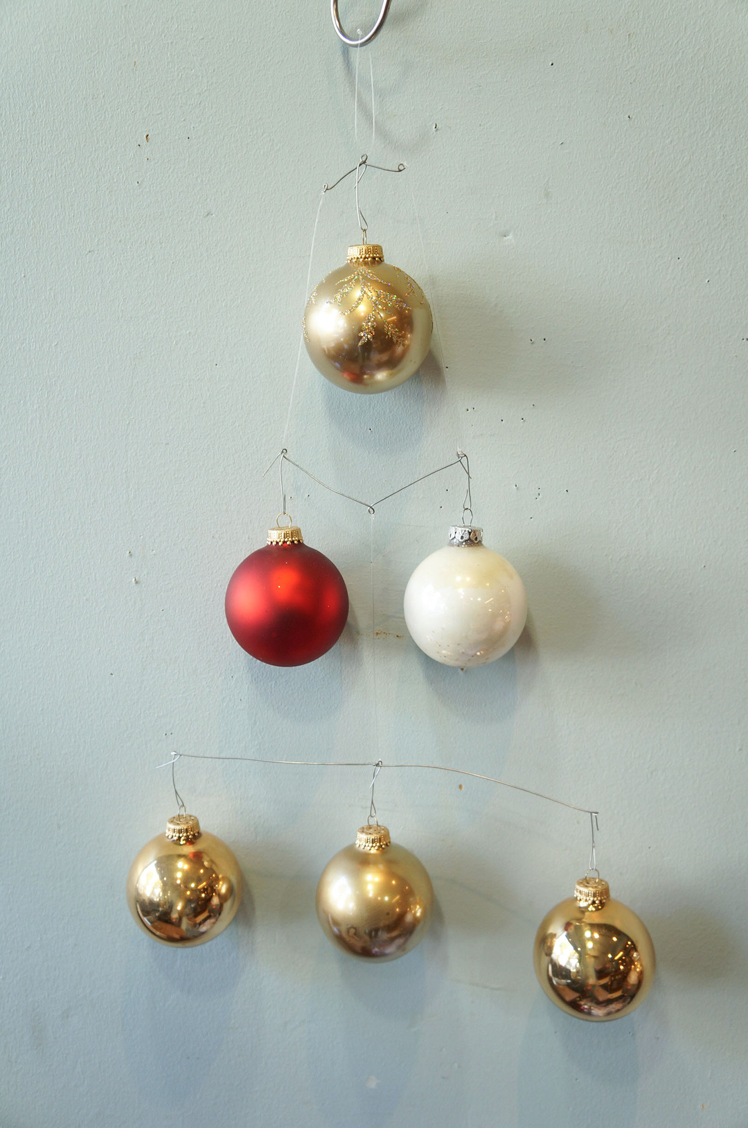 ヴィンテージ クリスマス オーナメント 吹きガラス ボール レトロ 6個セット Vintage Blown Glass Christmas Ball Ornament 6 Furuichi 古一