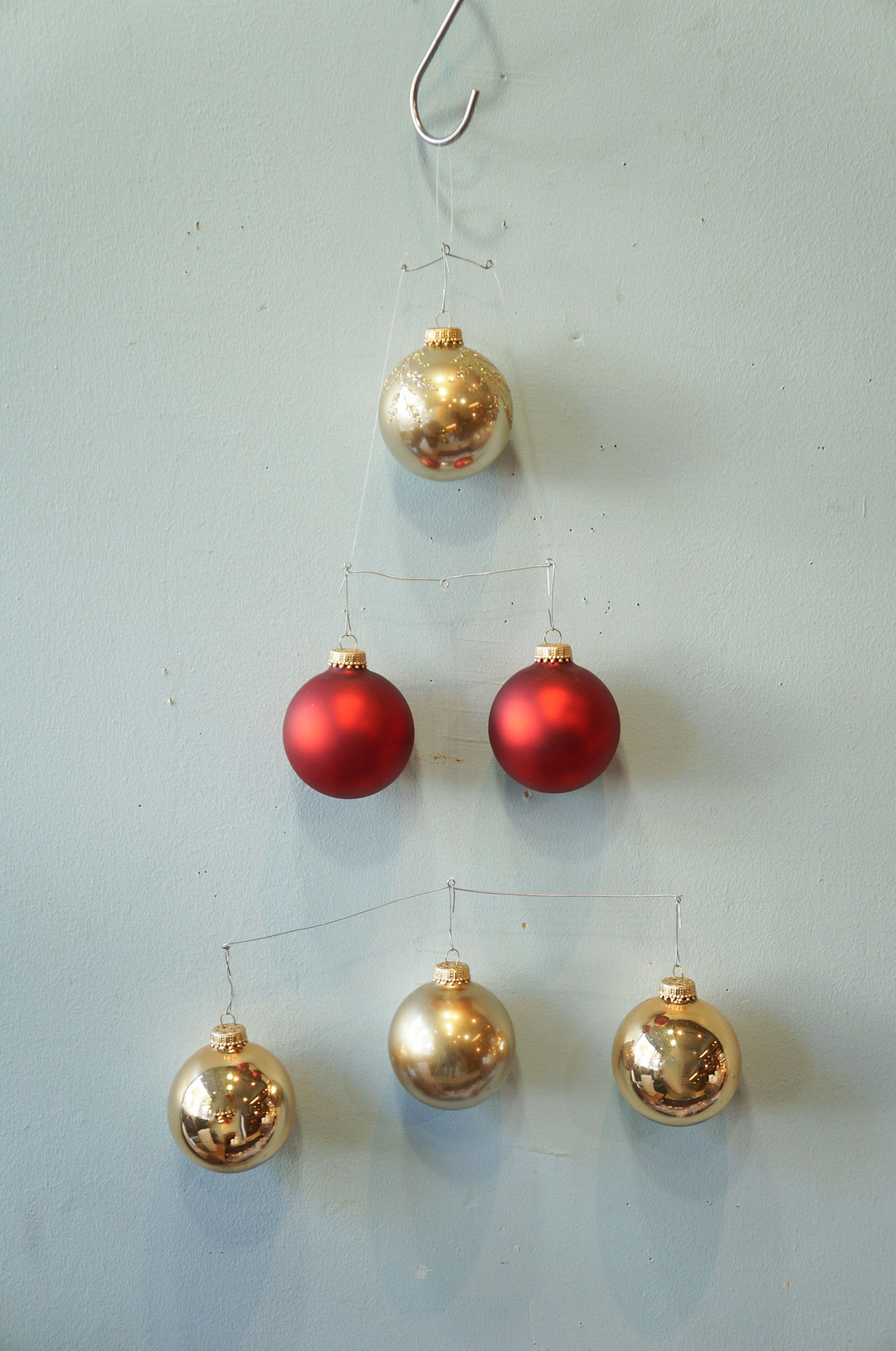 Vintage Blown Glass Christmas Ball Ornament/ヴィンテージ クリスマス オーナメント 吹きガラス ボール レトロ 6個セット 9