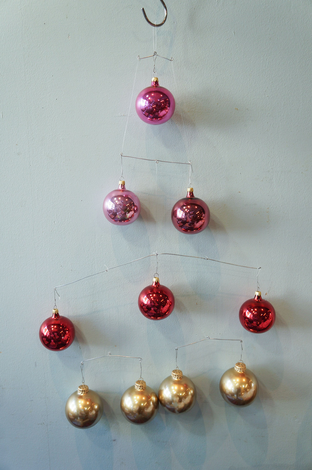 ヴィンテージ クリスマス オーナメント 吹きガラス ボール レトロ 10個セット Vintage Blown Glass Christmas Ball Ornament 2 Furuichi 古一