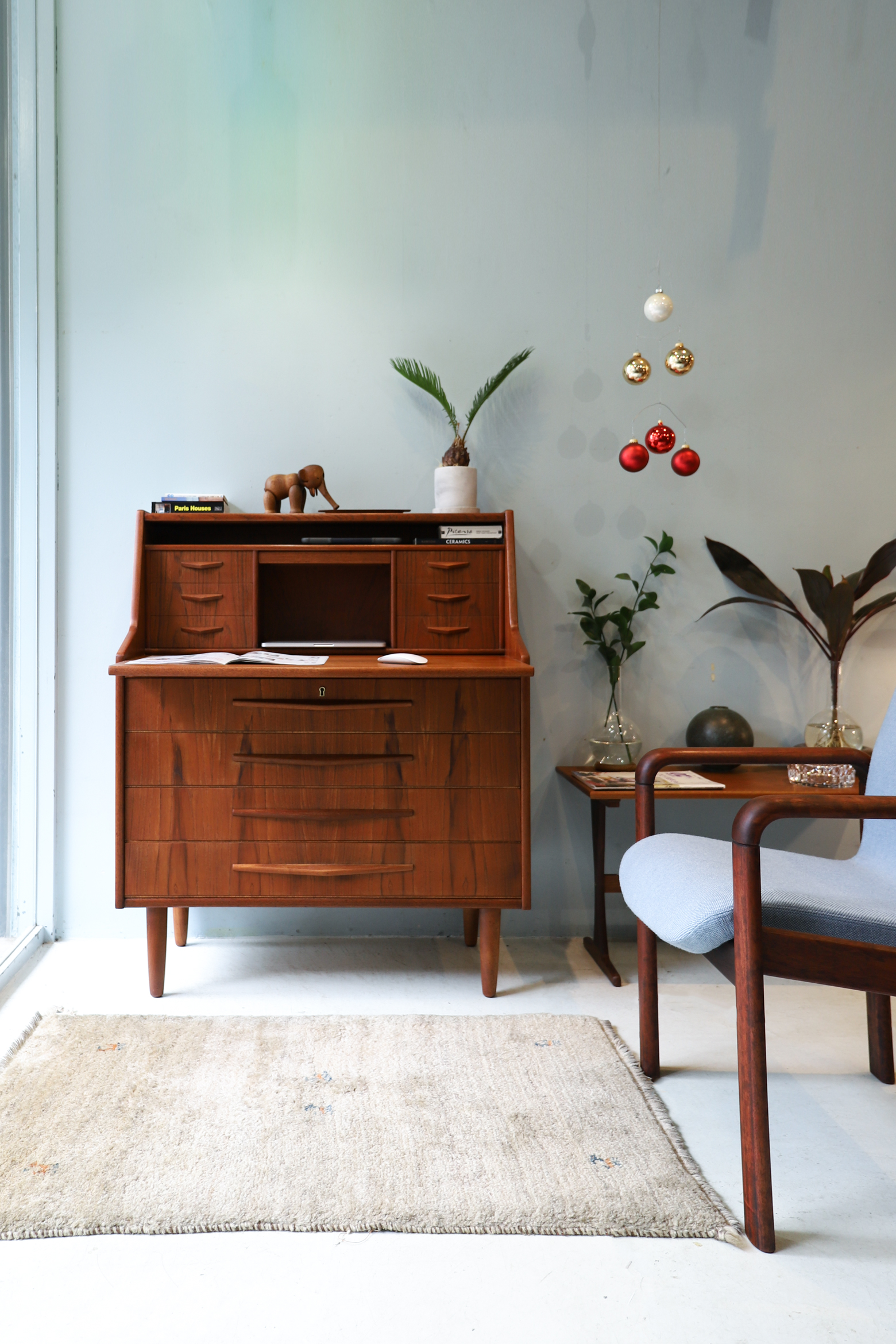 Randers Møbelfabrik Writing Bureau Danish Vintage/デンマーク ヴィンテージ ライティング ビューロー デスク チェスト ドレッサー 北欧家具