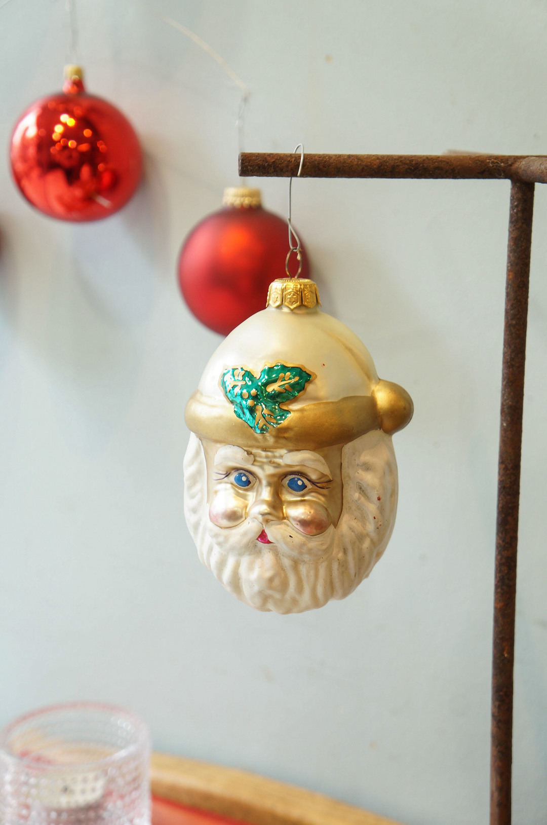 vintage ornament ❀ シュールな お顔 オーナメント (a) - usbcell.com.uy