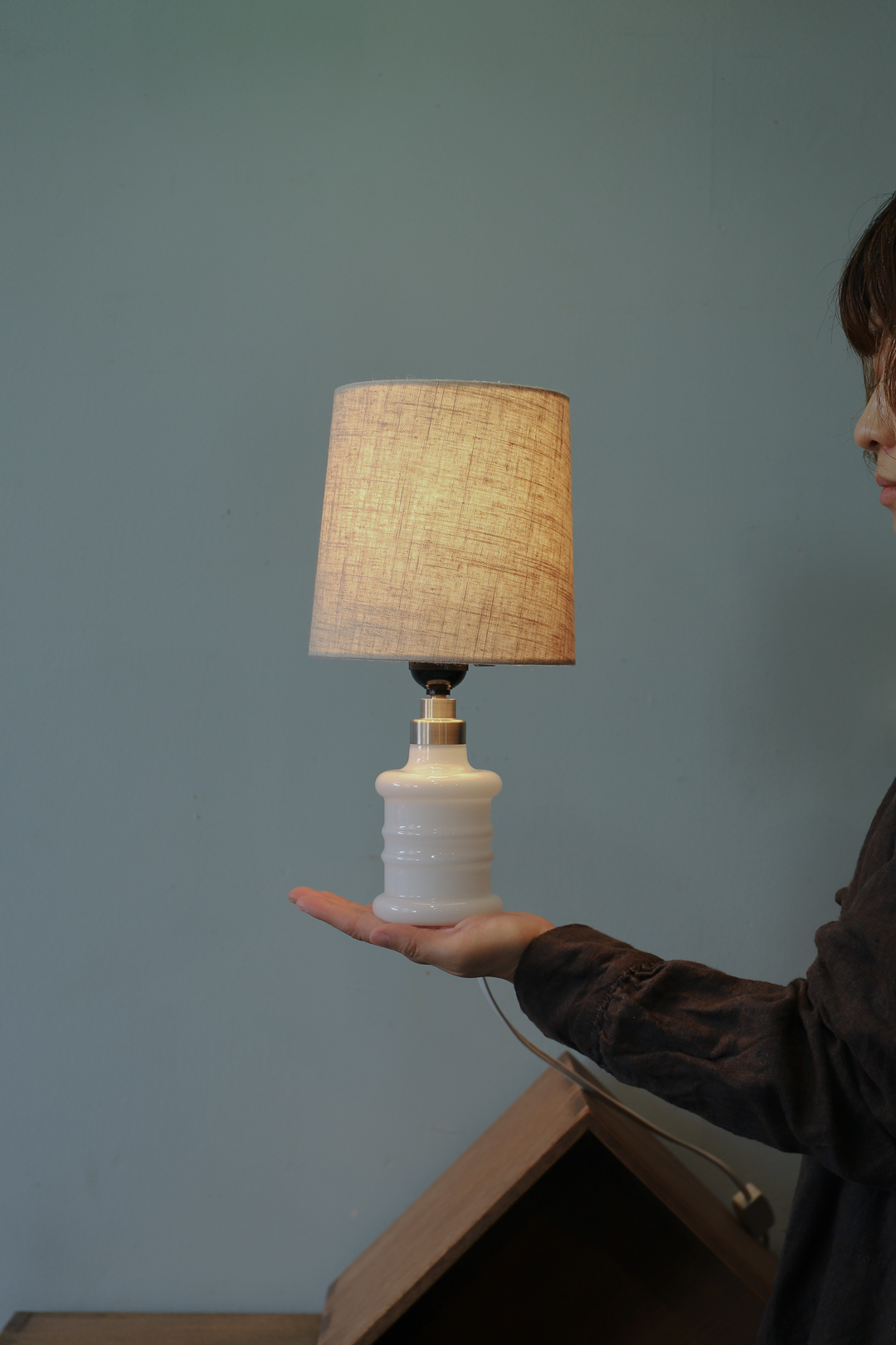 ホルムガード テーブルランプ シセ・ヴェアナー ガラス 照明 北欧デザイン/Holmegaard Table Lamp Apoteker  Sidse Werner | FURUICHI/古一