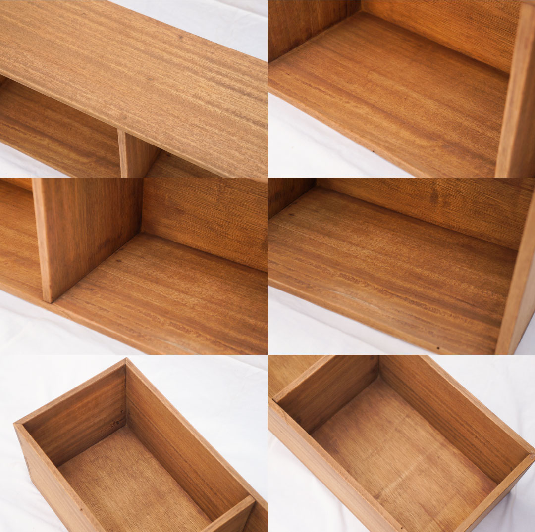 Japanese Vintage Wooden Box Shelf/ジャパンヴィンテージ ボックスシェルフ 木箱 収納ボックス レトロ シャビー 小 1