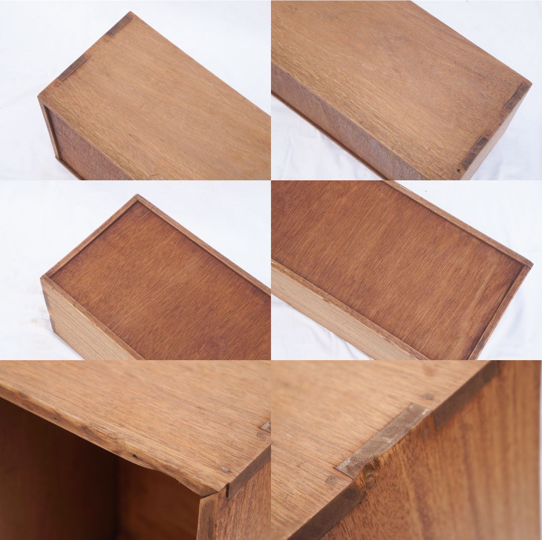 Japanese Vintage Wooden Box Shelf/ジャパンヴィンテージ ボックスシェルフ 木箱 収納ボックス レトロ シャビー 小 3