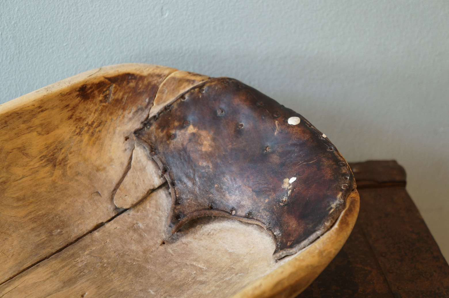 アンティーク こね鉢 木製 古道具 シャビー ブロカント アフリカ 