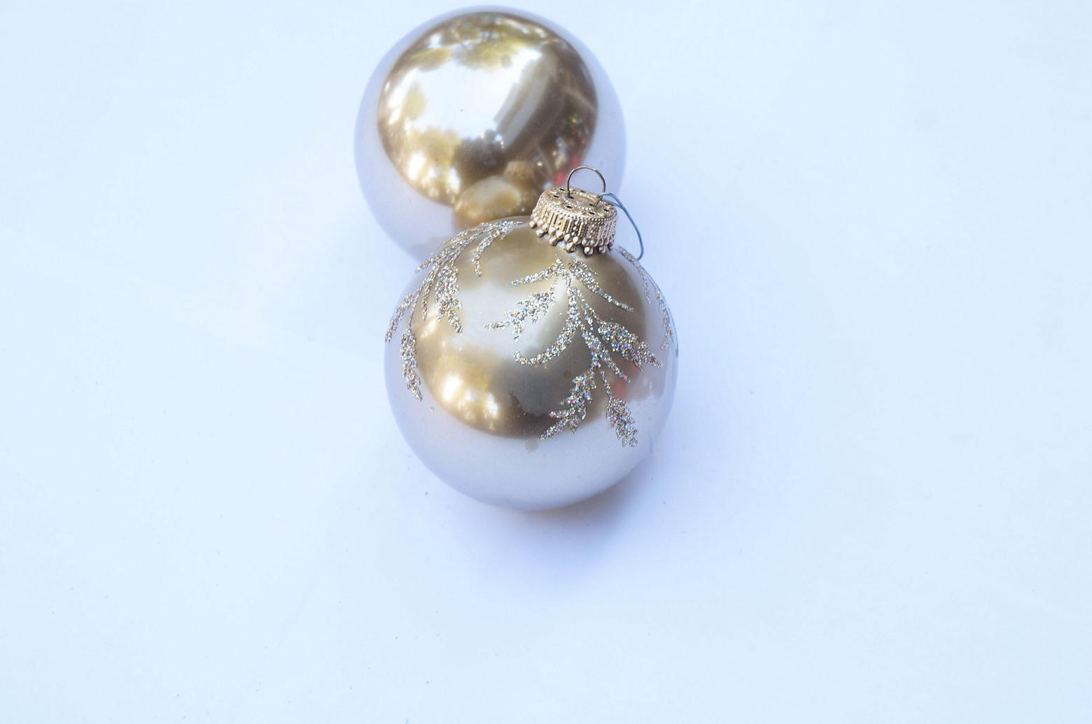 Vintage Blown Glass Christmas Ball Ornament/ヴィンテージ クリスマス オーナメント 吹きガラス ボール レトロ 6個セット 5