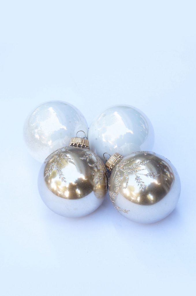 Vintage Blown Glass Christmas Ball Ornament/ヴィンテージ クリスマス オーナメント 吹きガラス ボール  レトロ 6個セット 8