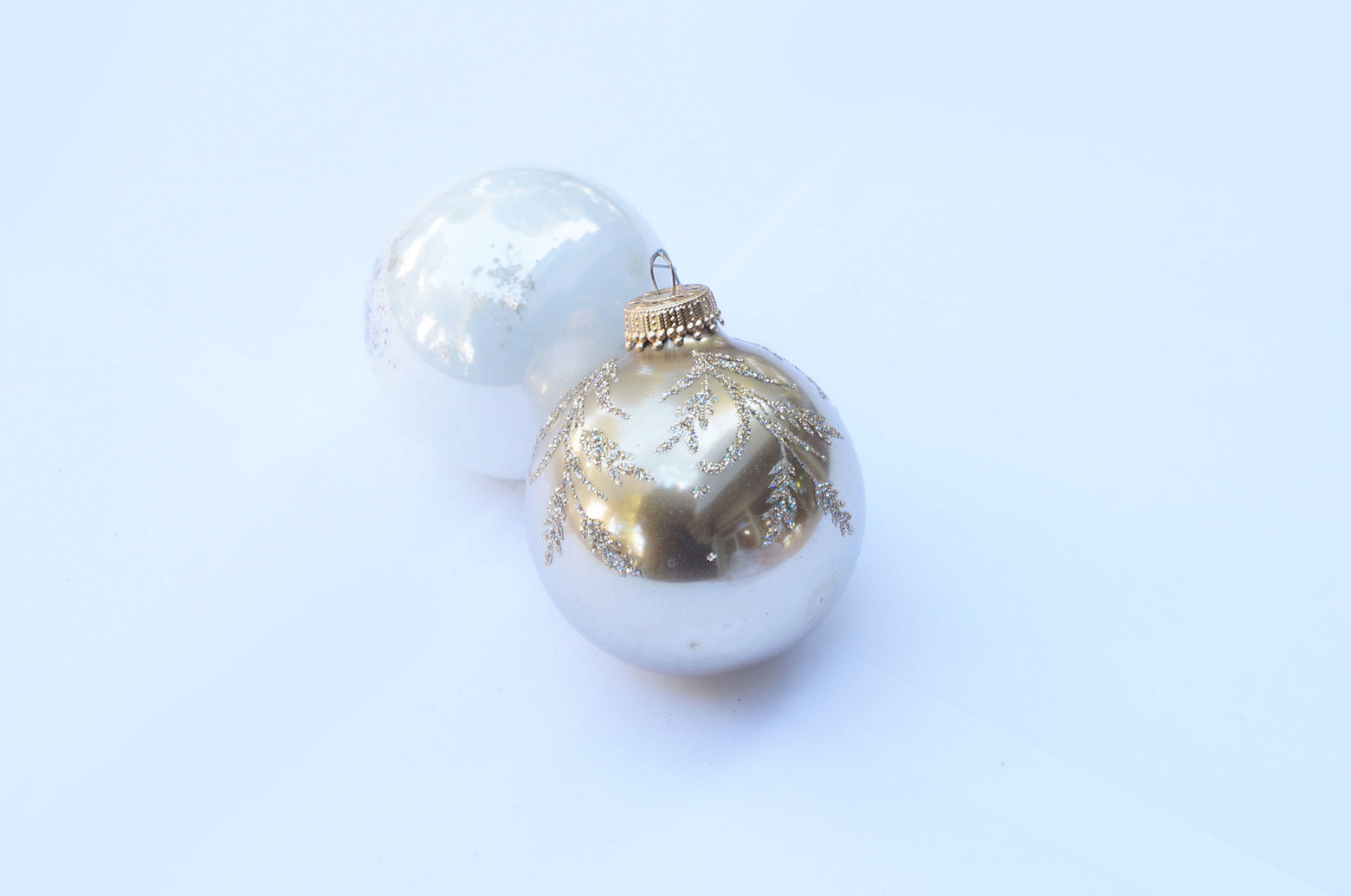 Vintage Blown Glass Christmas Ball Ornament/ヴィンテージ クリスマス オーナメント 吹きガラス ボール レトロ 6個セット 7