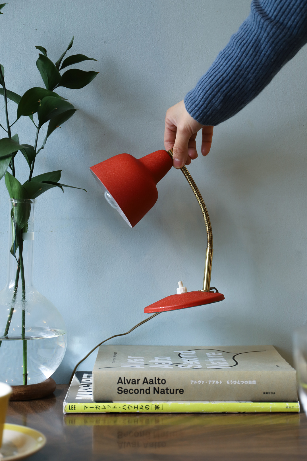 フランスヴィンテージ グースネック デスクランプ 照明 ミッドセンチュリーモダン インテリア/France Vintage Gooseneck  Lamp | FURUICHI/古一