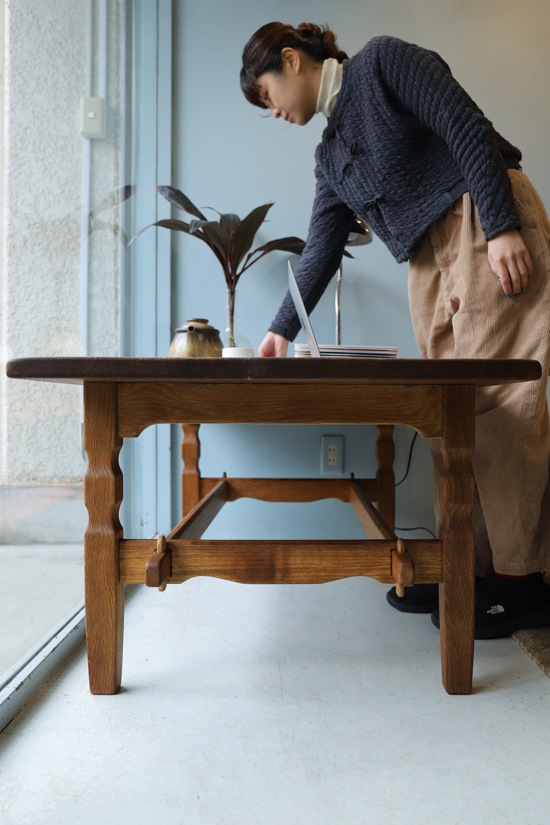 Denmark Vintage Center Table by Henning Kjaernulf for EG KVALITETSMØBEL / デンマーク ヴィンテージ センターテーブル ナチュラル 北欧家具