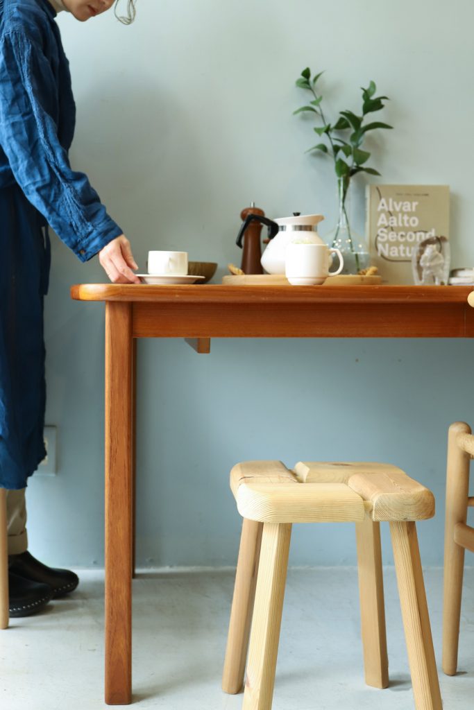 青林製作所 エクステンション ダイニングテーブル チーク材 ジャパンヴィンテージ/Japanese Vintage Aobayashi  Extension Dining Table | FURUICHI/古一