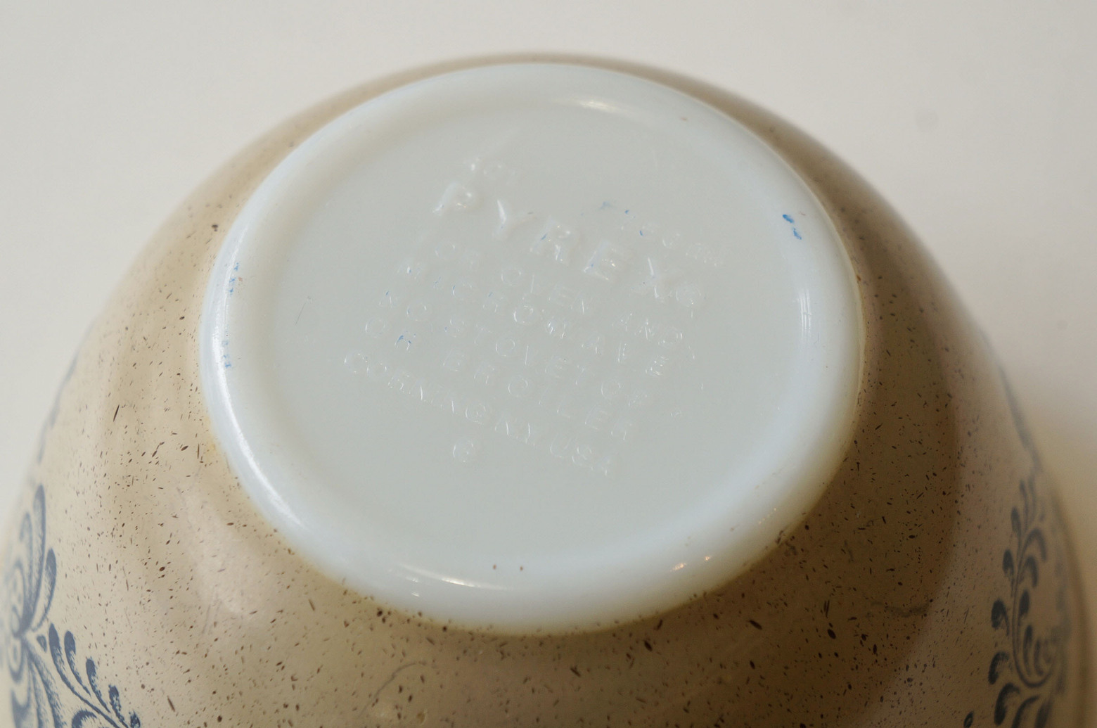 Old PYREX Mixing Bowl Homestead Ssize/オールドパイレックス ミキシングボウル アメリカヴィンテージ 食器 レトロ ホームステッド 1