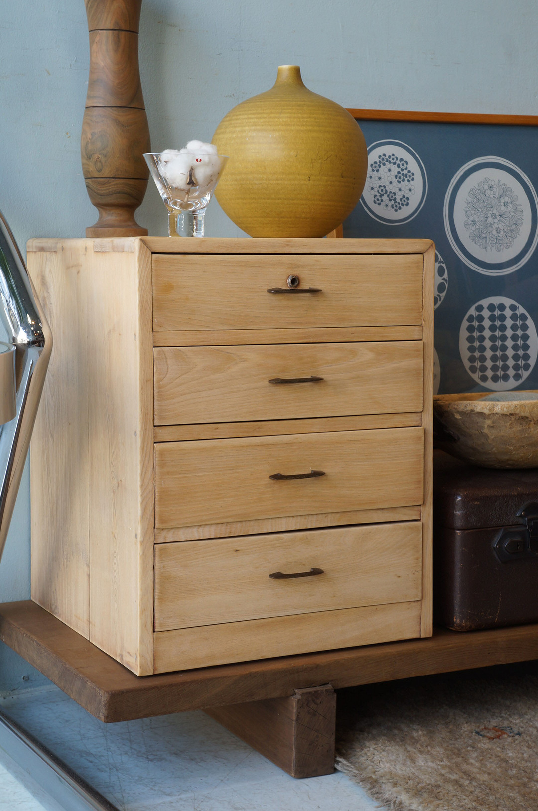 Japanese Vintage Small Drawer Chest/ジャパンヴィンテージ 小引き出し 収納 古道具 和モダン 昭和レトロ