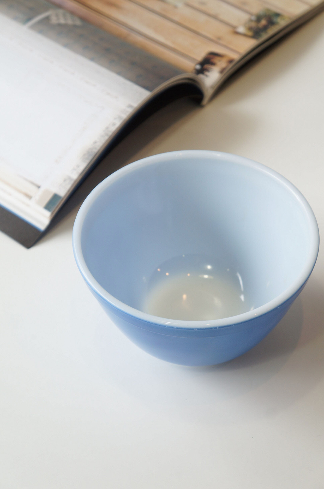 Old PYREX Mixing Bowl Primary Color Blue Ssize/オールドパイレックス ミキシングボウル アメリカヴィンテージ 食器 レトロ プライマリーカラー ブルー