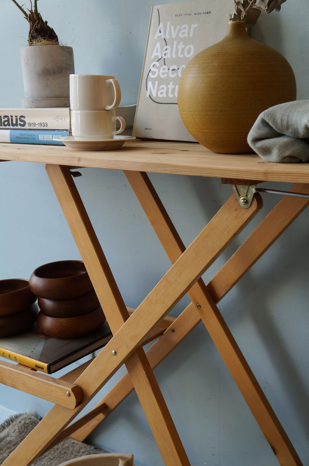Wooden Ironing Board/木製 アイロン台 テーブル 飾り台 ナチュラル シャビー