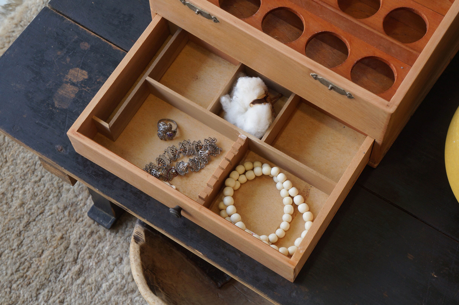Japanese Vintage Small Wooden Box/ジャパンヴィンテージ 木箱 ボックス 収納 古道具 インテリア 和モダン 昭和レトロ